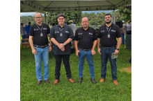 Antônio Lemes, Maurício Bueno, Carlota e Rafael Follador 