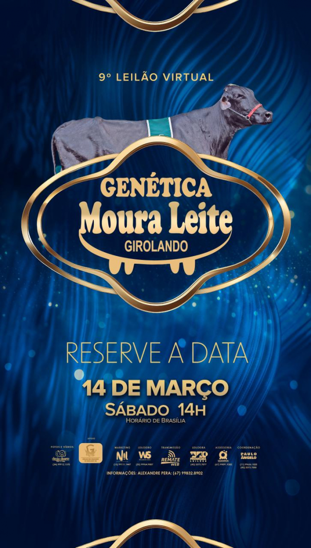 9º Leilão Virtual Genética Moura Leite - Girolando