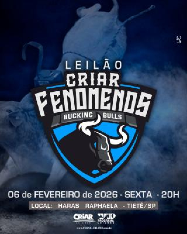 1° Leilão Criar Fenômenos - Bucking Bulls