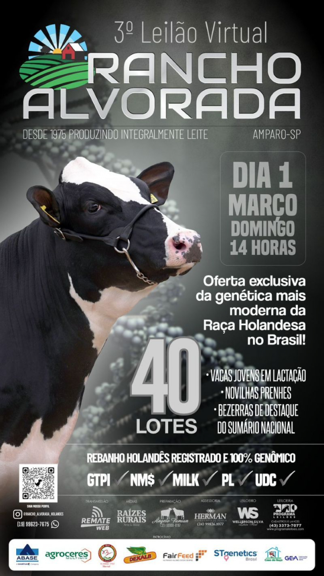 3º Leilão Virtual Rancho Alvorada
