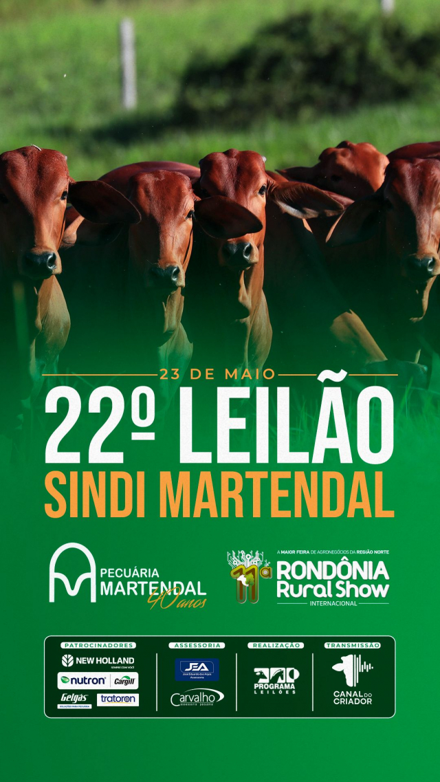 22° Leilão Sindi Martendal - Matrizes