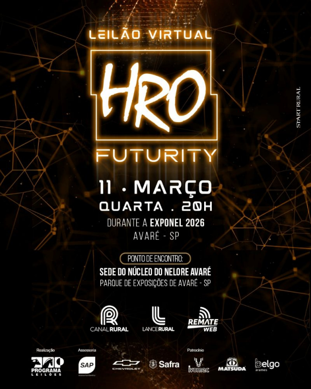 Leilão Virtual HRO Futurity - Exponel 2026