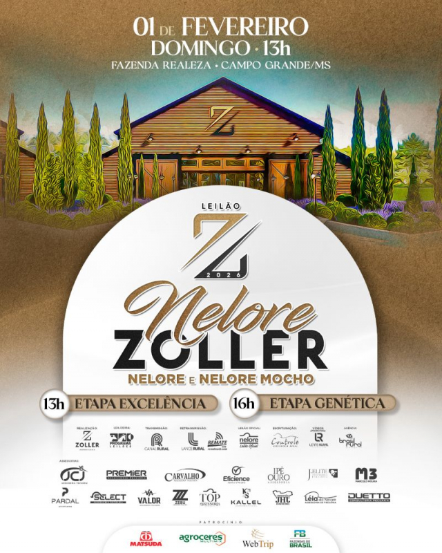 Leilão Nelore Zoller - Excelência e Genética