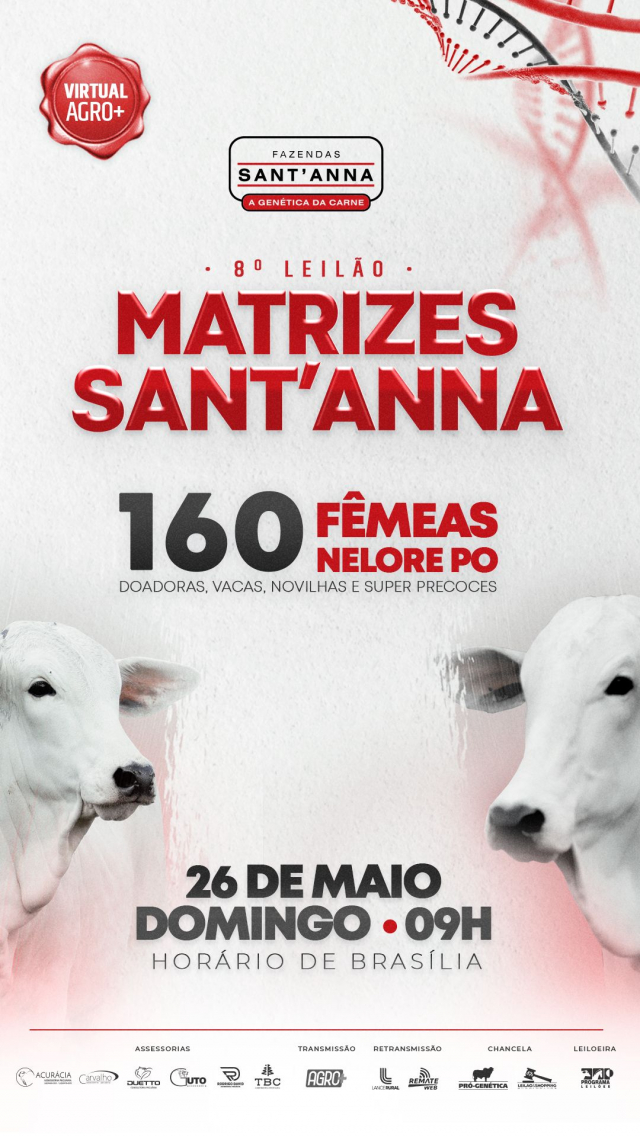 8° Leilão Matrizes Sant'anna