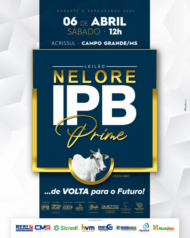 Leilão Nelore IPB Prime